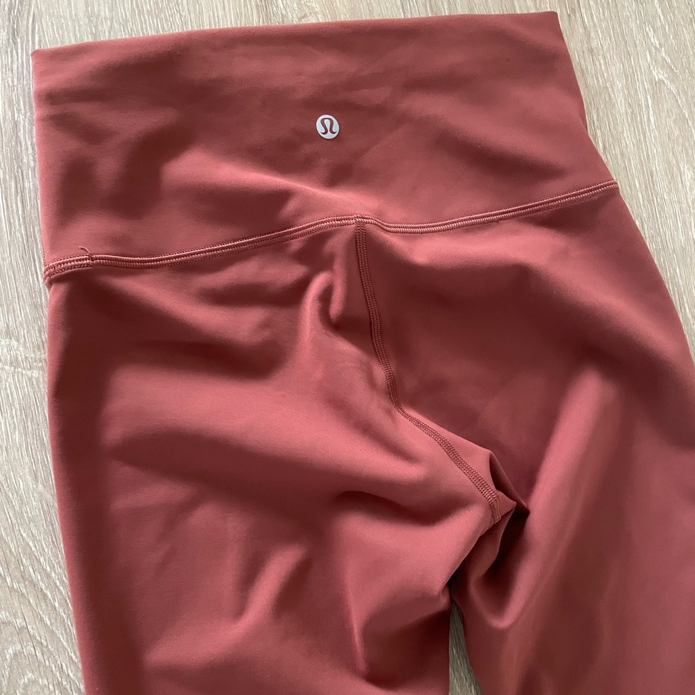 Lululemon High-Rise Rust Leggings